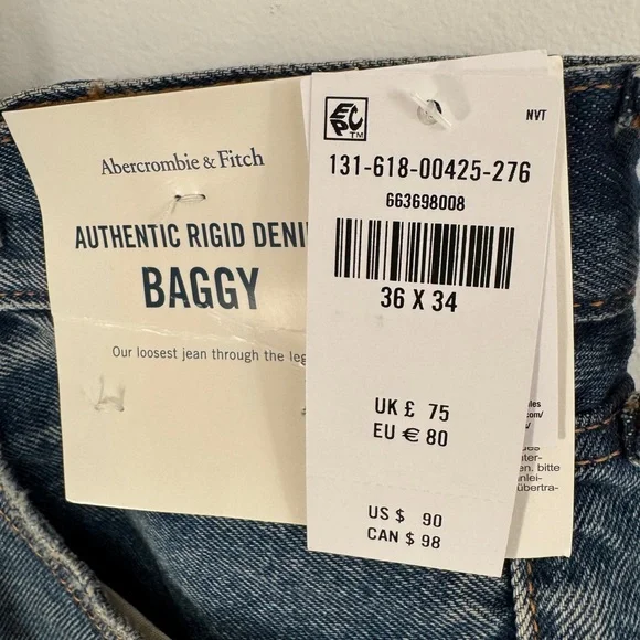 A&F Baggy Jeans - Picture 4 of 4